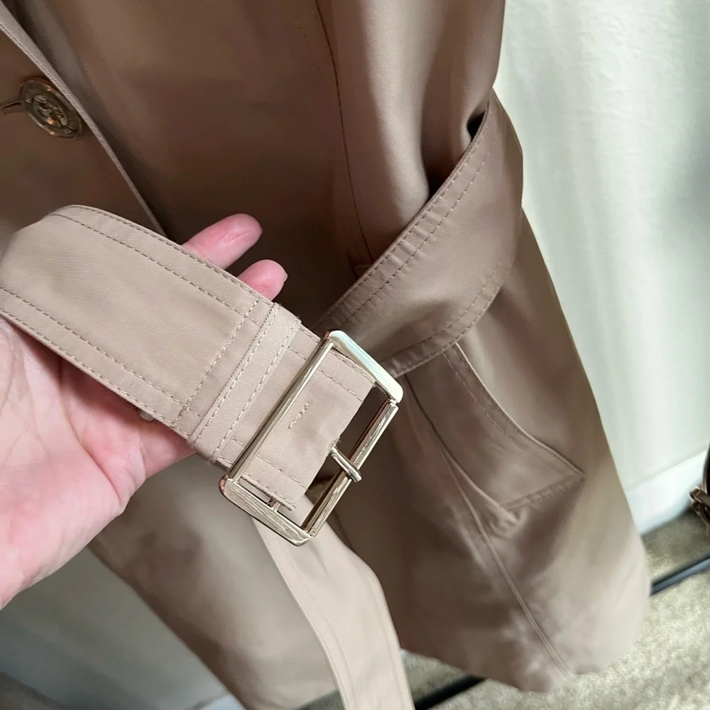 Michael Kors Beige Trench Coat - Picture 11 of 15